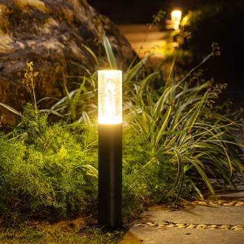 Наружные 7 Вт Лампы для садовой дорожки IP65 Водонепроницаемая светодиодная лампа для газона, алюминиевый акриловый светильник для ландшафта виллы во внутреннем дворе