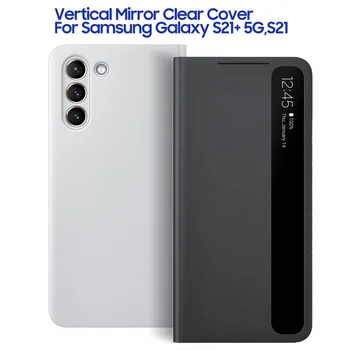 Откидная Крышка Smart View Mirror Для Samsung Galaxy S21 5G S21 Plus 5G S21 + 5G Smart Clear View Cover