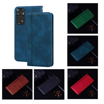 Кожаный Бумажник Флип-Чехол Для Xiaomi Redmi Note 11 Чехол Держатель для карт Магнитная Обложка-Книжка Для Redmi Note 11 Pro Note 11S Case Coque