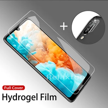 Гидрогелевая пленка 2 в 1 Для Huawei Y5 Lite Prime 2018, Защитная пленка Для экрана Huawei Y6 Y9 Pro Prime 2019, Водная пленка, А не Стекло
