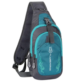 Мужской рюкзак-слинг, нагрудная сумка через плечо, сумка для путешествий, спортивный рюкзак для спортзала, водонепроницаемая легкая нагрудная сумка для бега, езды на велосипеде