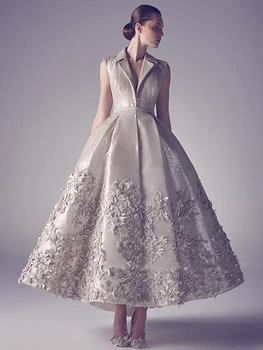2023 Новая мода, Коктейльное платье с атласной аппликацией, Натуральное Элегантное платье, Женская свадьба, вечеринка, Роскошное платье для выпускного вечера, Vestidos