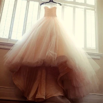 ZJ9072 Кружевное пляжное свадебное платье в стиле бохо, прозрачные платья невесты с аппликацией Princess robe de mariée
