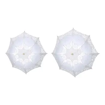 Кружевной зонтик в стиле Вестерн для фотосъемки свадебной вечеринки
