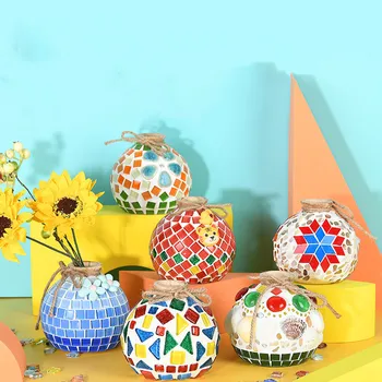 Набор мозаичных плиток, Ваза для сухих цветов, Держатель для ручек, детские развивающие игрушки ручной работы, декоративные подарки для гостиной, кухни