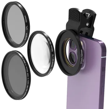 KnightX CPL Star Photography Объектив камеры телефона Рыбий глаз Широкоугольный стеклянный фильтр для макросъемки для смартфона