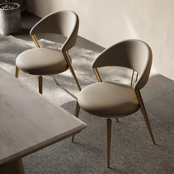 Современные обеденные стулья Nordic Luxury Lazy Ultralight Обеденные стулья Европейский салон гостиничной мебели Sillas De Comedor