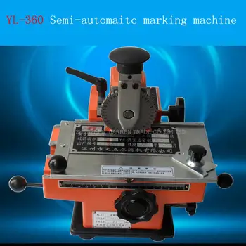 Полуавтоматическая ручная маркировочная машина YK-A01, алюминиевая машина для кодирования этикеток, принтер этикеток с параметрами оборудования 1ШТ