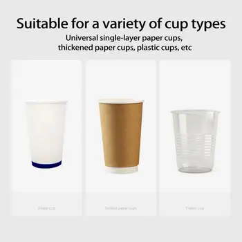 Стойка-органайзер для чашек, Диспенсер для бумажных стаканчиков Большой емкости, Настенный Стеллаж для хранения Диспенсеров для бумажных стаканчиков