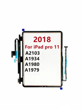 Новая Оригинальная Хорошо Протестированная Стеклянная Цифровая Клейкая Наклейка С Сенсорной Панелью Для iPad Pro 11 2018 A2103 A1934 A1980 A1979