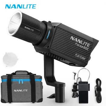 Nanguang Nanlite Forza 60C 60 Вт RGB 1800 К-20000 К Цветовая Температура Светодиодный Свет Видео Свет Профессиональная Студийная Стробоскопическая Лампа Освещение