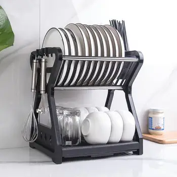 1 комплект подставки для посуды Полезные кухонные принадлежности сушилка для посуды Простая установка подставка для посуды для кухни
