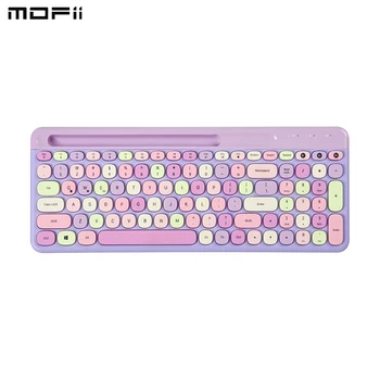 Беспроводная клавиатура Mofii BT с возможностью переключения между несколькими устройствами, встроенный слот для мультимедийных сочетаний клавиш, интеллектуальная клавиатура для ПК с энергосбережением