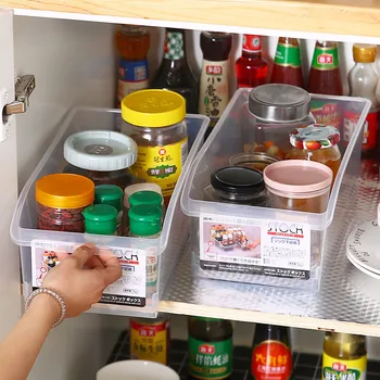 Кухонный Холодильник Ящик для хранения Корзина с фруктами Органайзер для макияжа в ванной Ящик для письменного стола Контейнер для хранения продуктов