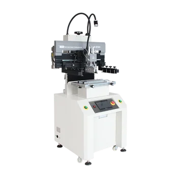 Полуавтоматический принтер паяльной пасты PTR-B500, Высокоточная печатная машина с двойным скребком для паяльной пасты для производства печатных плат